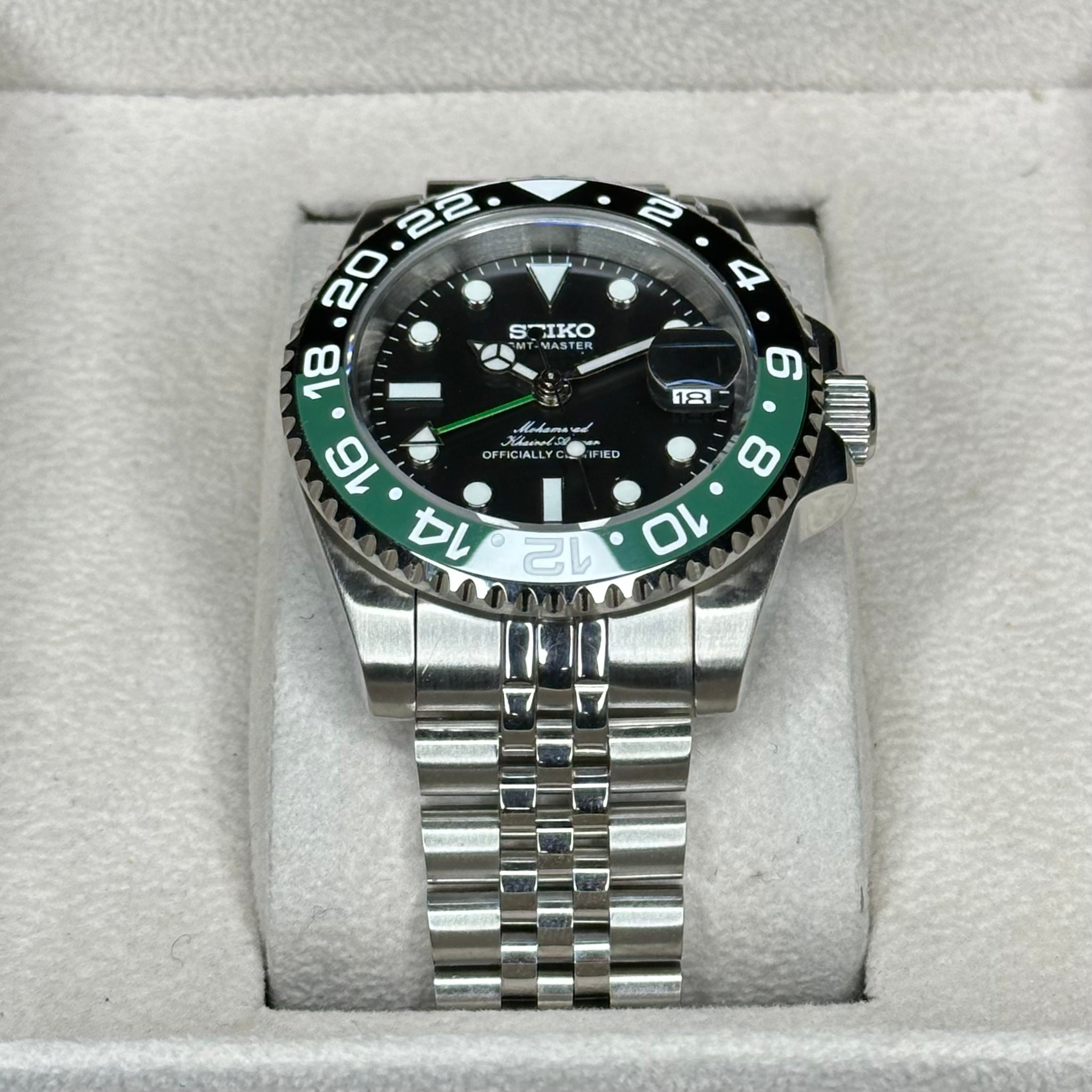 Custom Dial Emerald GMT