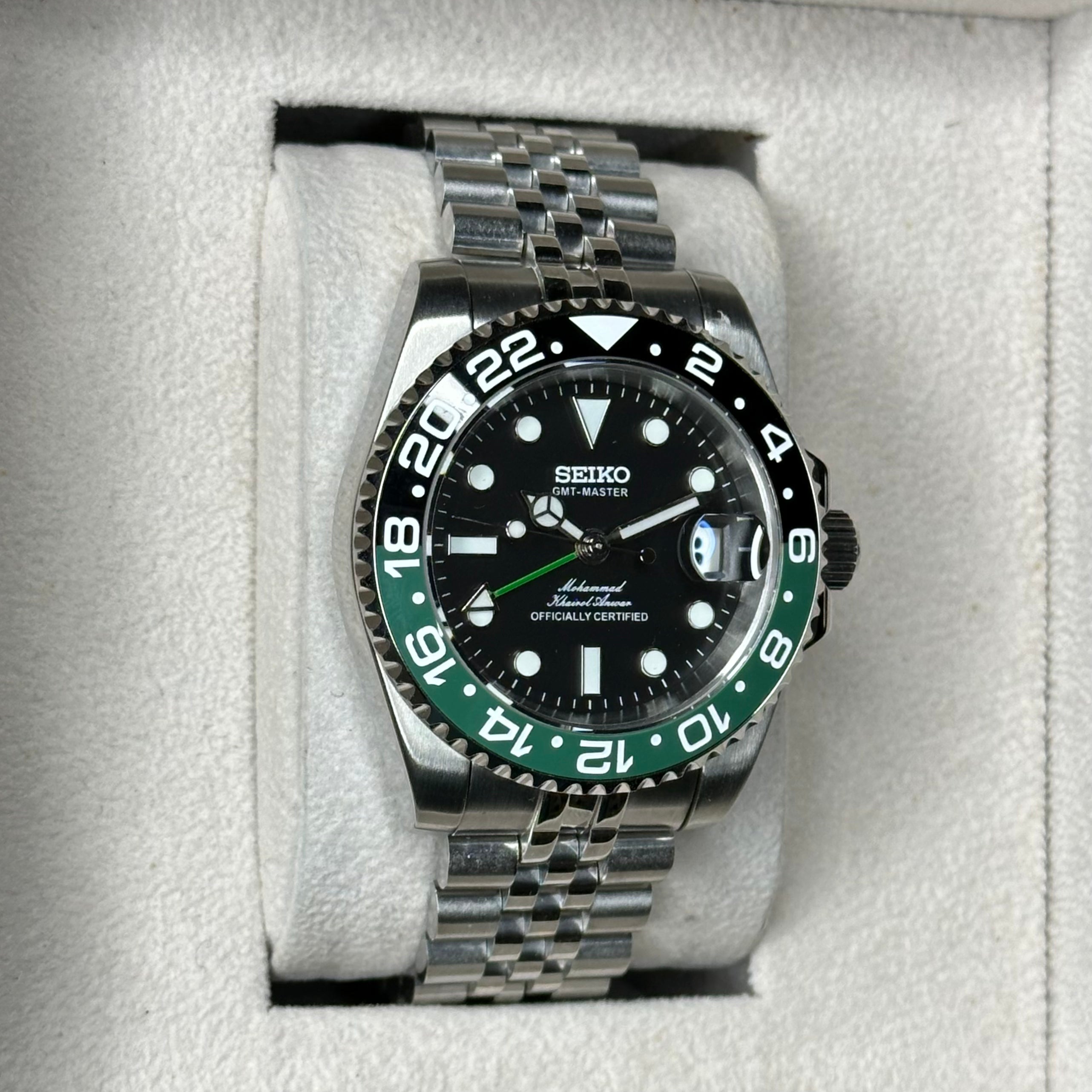Custom Dial Emerald GMT