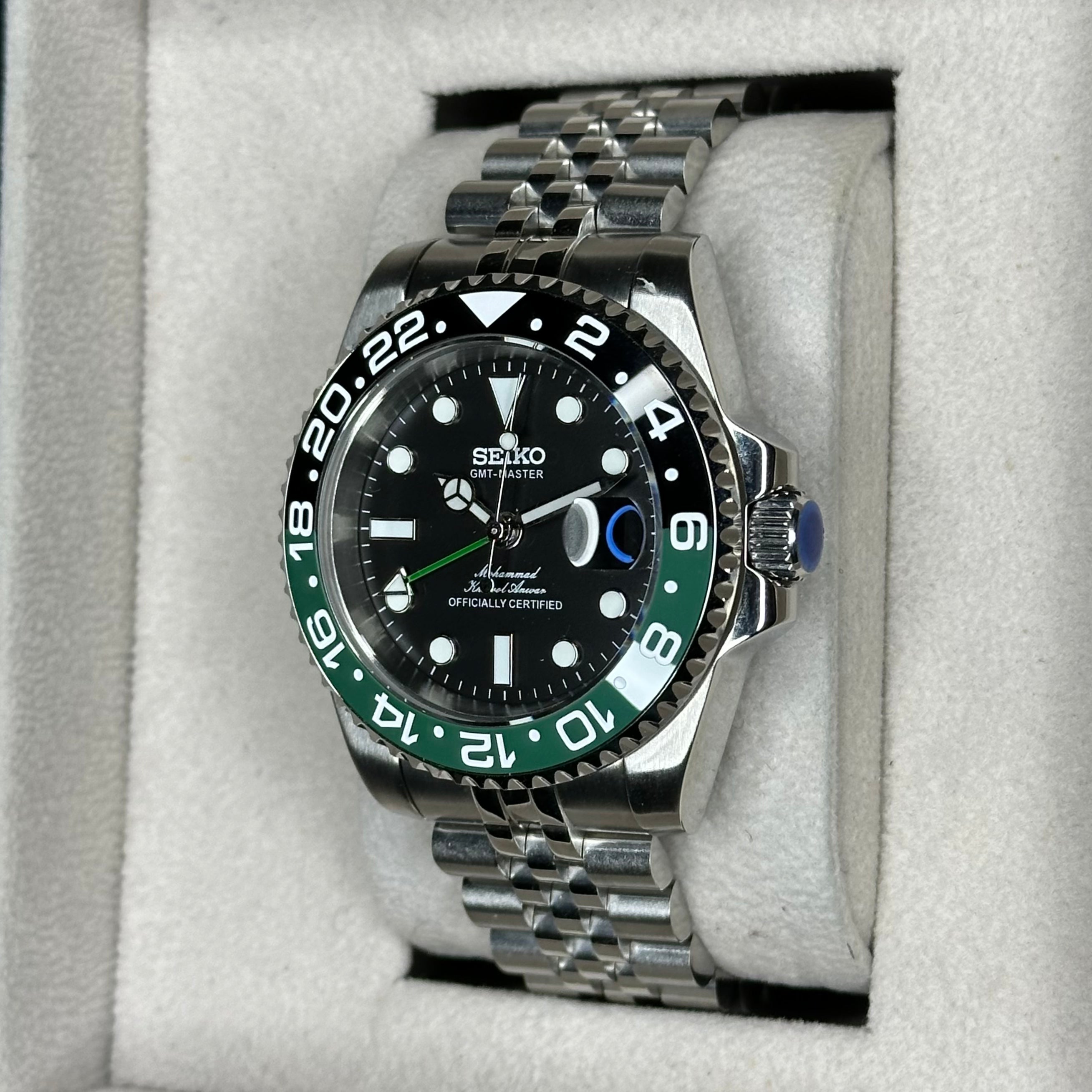 Custom Dial Emerald GMT