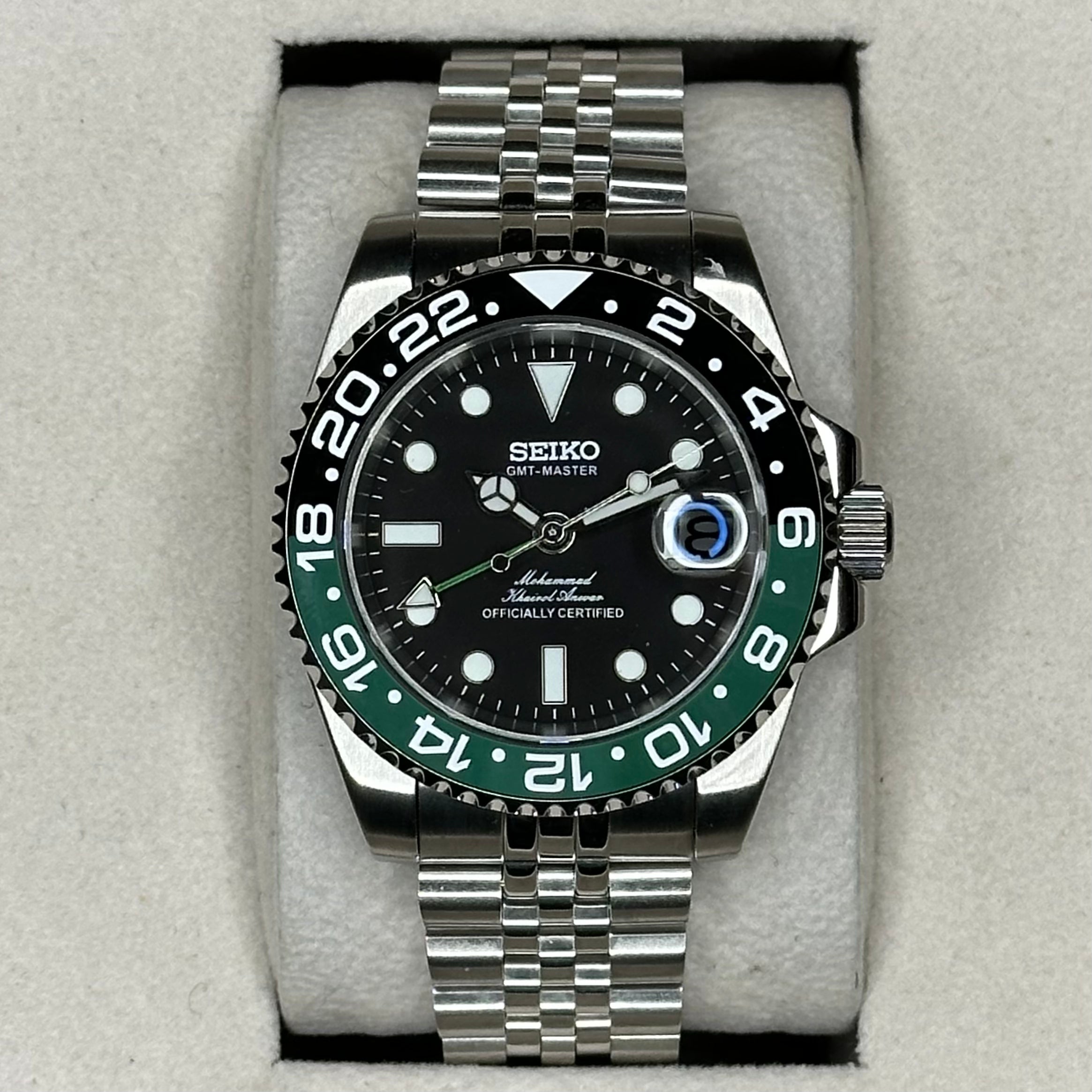 Custom Dial Emerald GMT