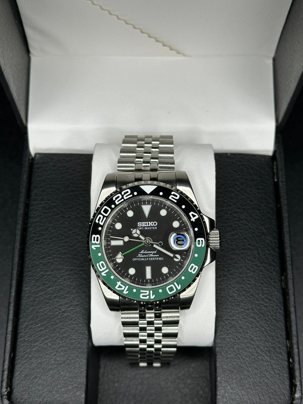 Custom Dial Emerald GMT