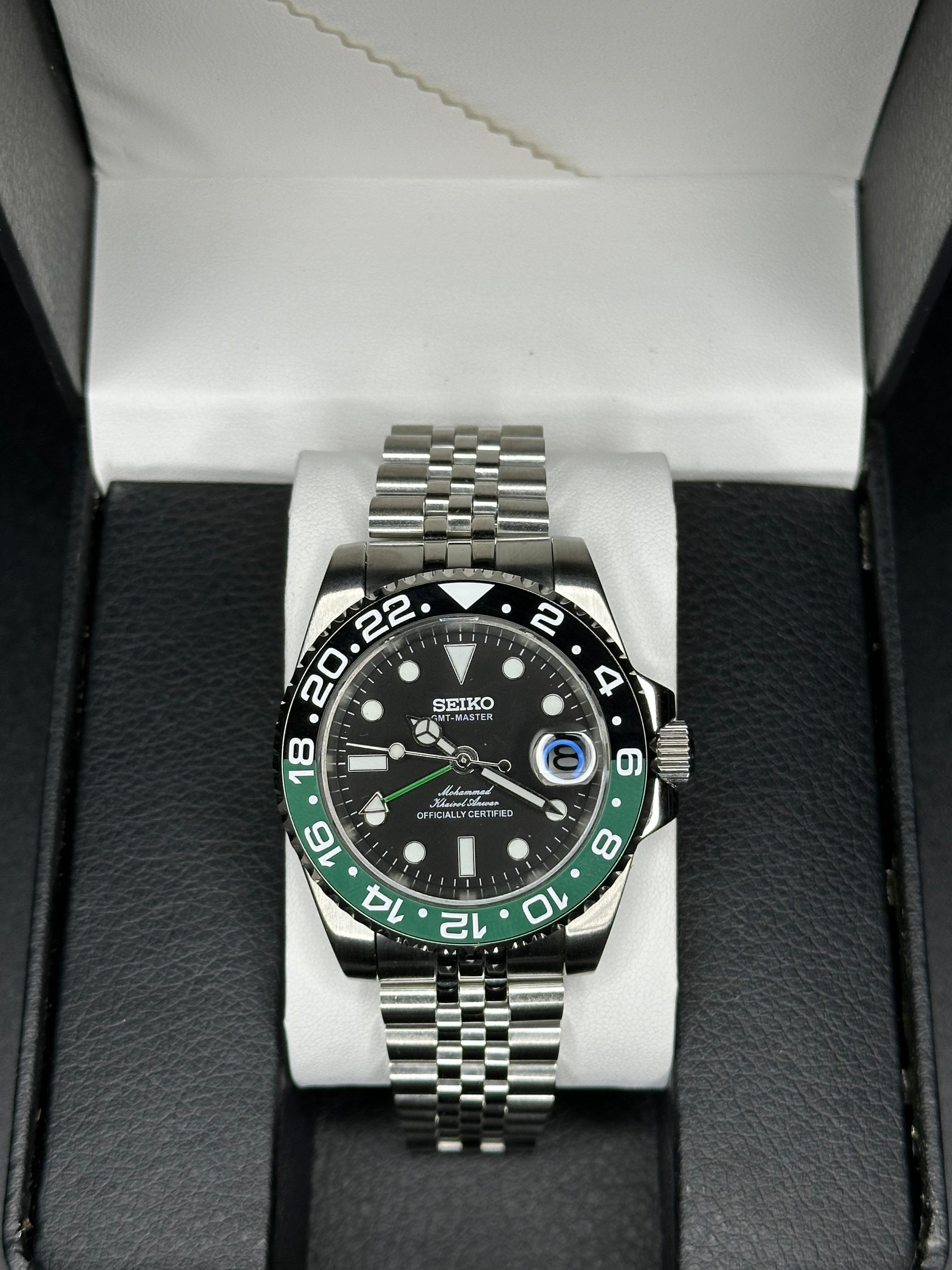 Custom Dial Emerald GMT