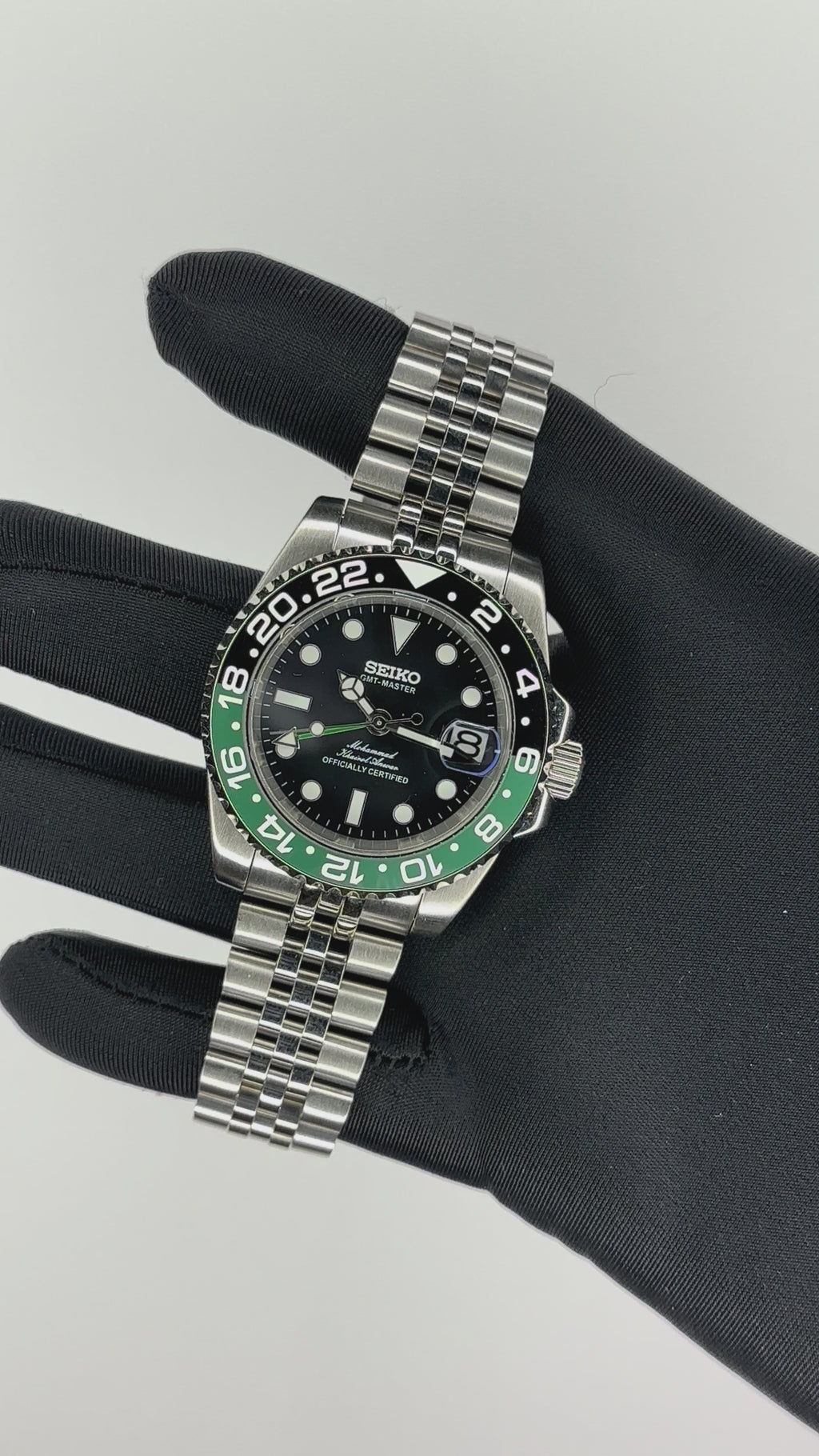 Custom Dial Emerald GMT
